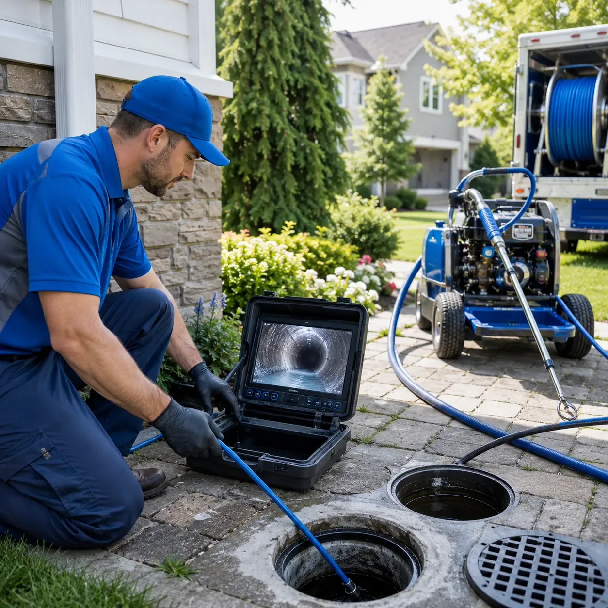 Outdoor drain cleaning professionals serving Sneads Ferry, NC